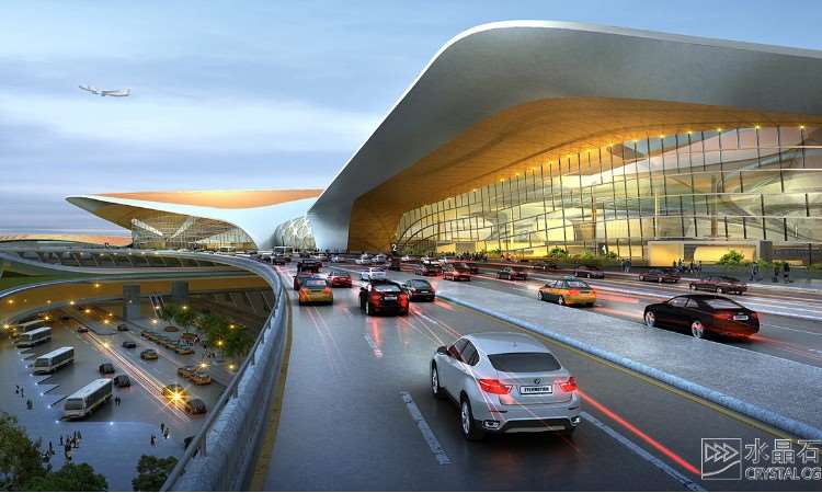 北京新机场可视化效果图