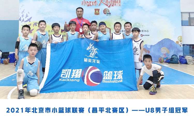 2021小篮球比赛U8男子组冠军