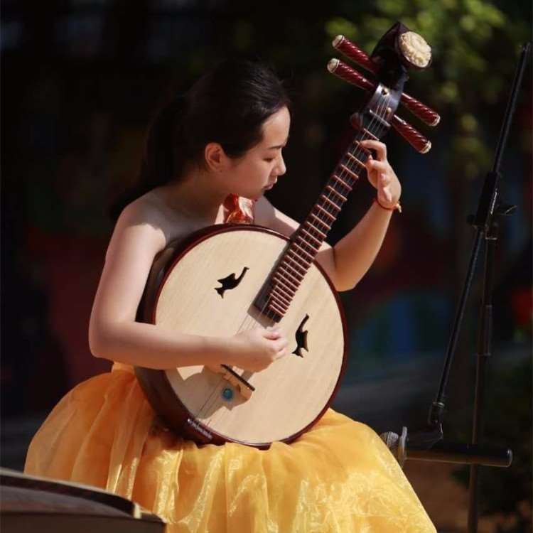 重庆女生学琵琶