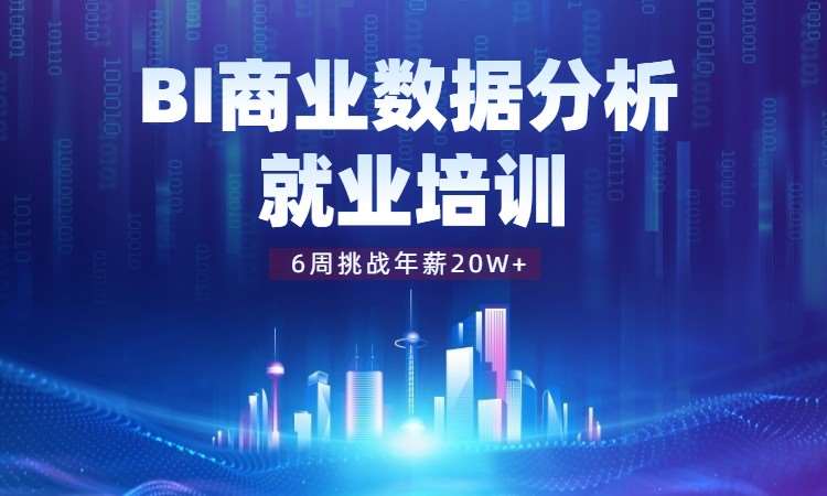 广州BI商业数据分析培训