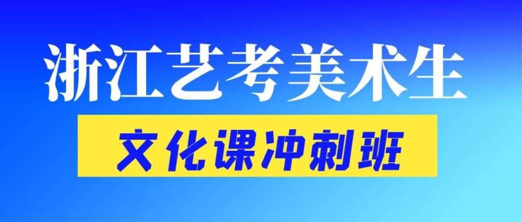 杭州高考艺术类文化辅导班