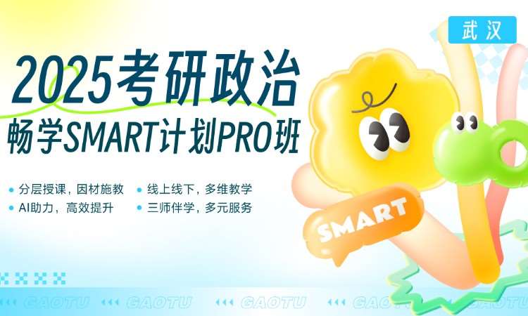 武汉25政治考研畅学Smart计划PRO班