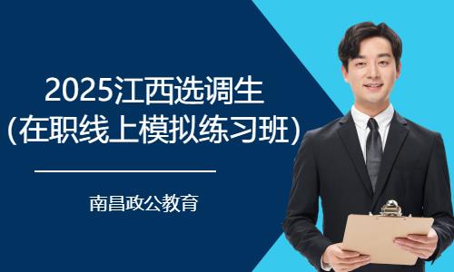 南昌2025江西选调生（在职线上模拟练习班）