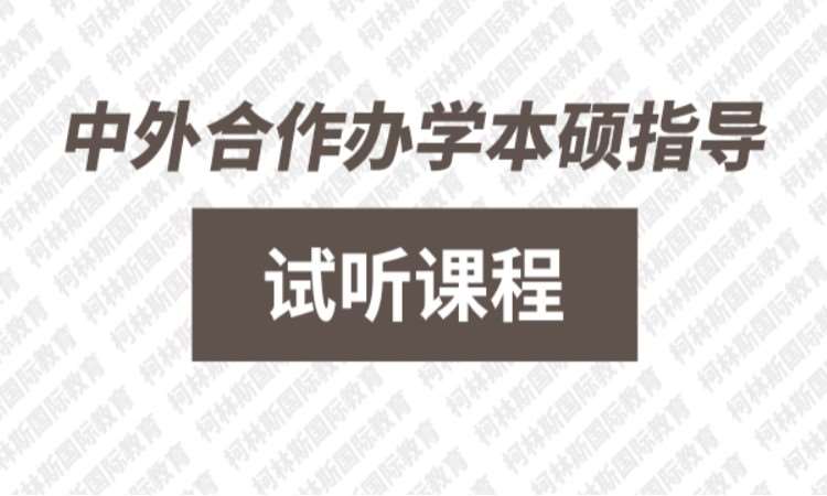 昆明中外合作办学本硕指导